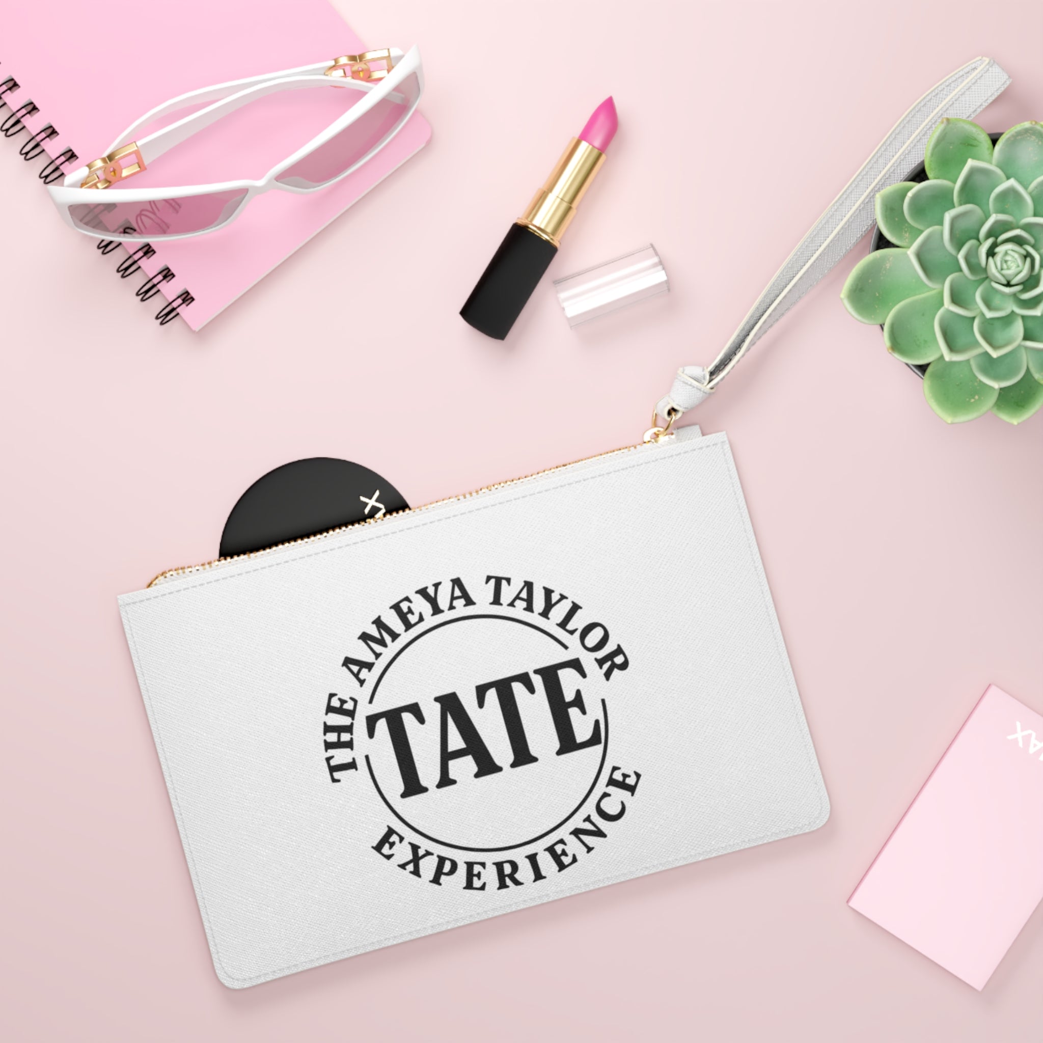Personalized Clutch Bag, The Ameya Taylor Experience Clutch, Custom Evening Clutch, Stylish Wristlet Bag, Empowering Fashion Accessory